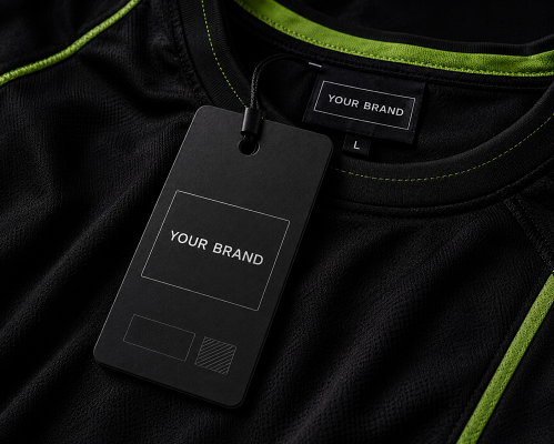 Custom private label hang tag